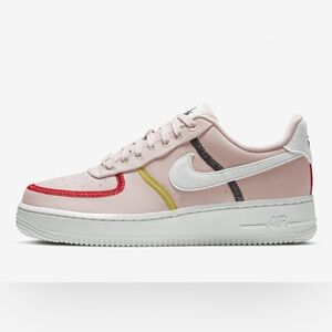 Nike Air Force 1 Pink low stitch